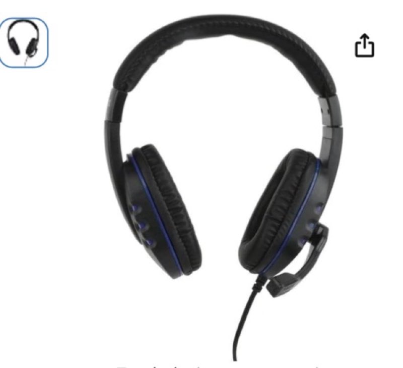LVLUP Lu731-blu Artillery Gaming Headset (Blue), Standard