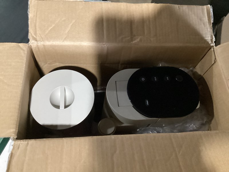 Condition photo showing New/Like New for ninja pods & grounds specialty single-serve coffee maker  k-cup pod compatible  built-in milk frother  6-oz. cup to 24-oz. travel mug sizes  stone  pb051st