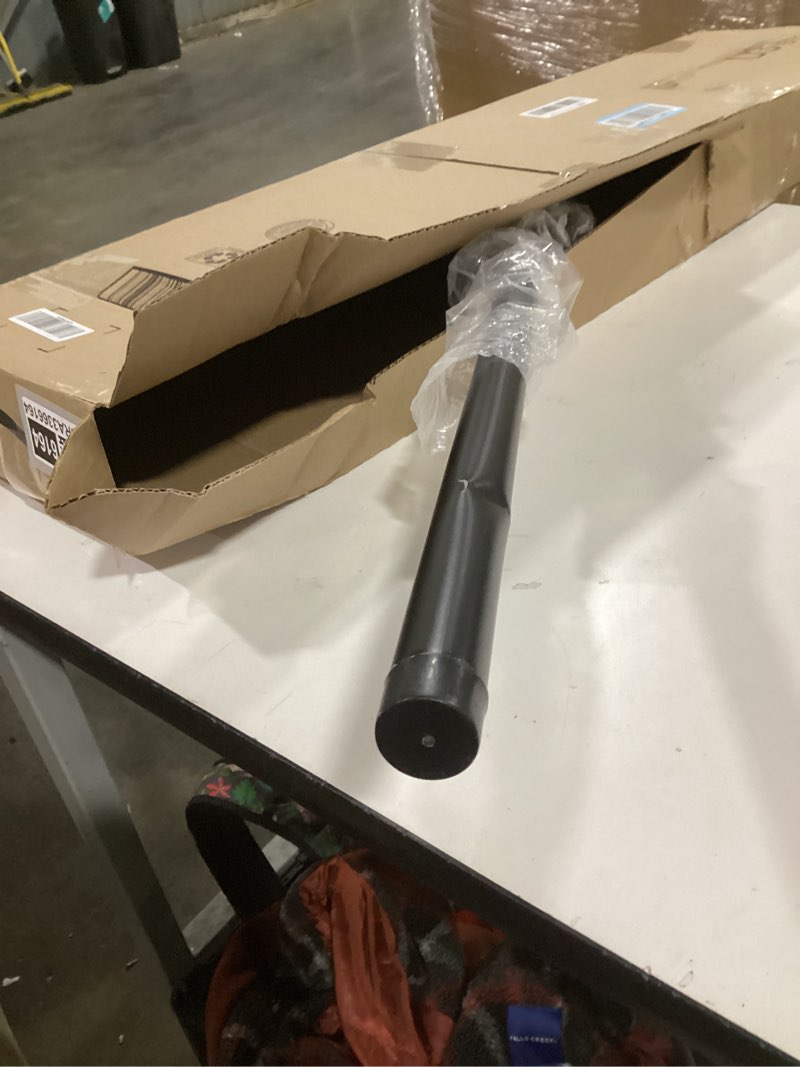 Condition photo showing As Is for (SIMILAR TO STOCK PHOTO)Black Shower Curtain Rod Adjustable Spring Tension Stainless Steel Telescoping Rod,Easy Install,No Rust 31-80 Black