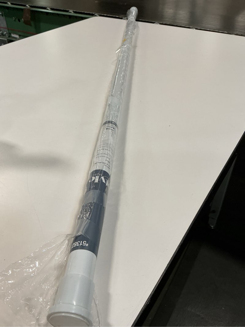 Condition photo showing Good Condition for Style Selections 51-in to 86-in White Tension Single straight Adjustable Shower Curtain Rod