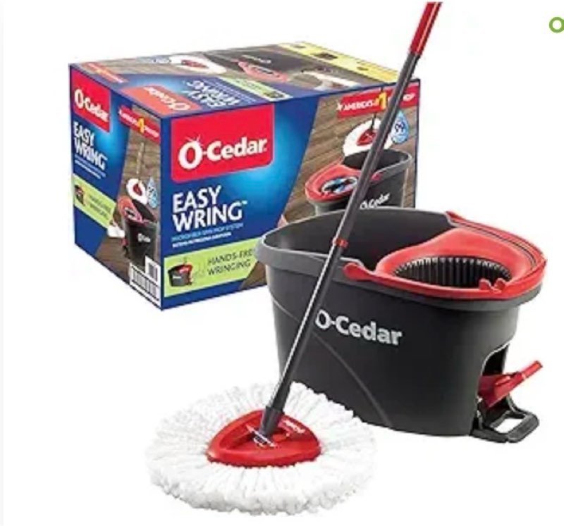 o-cedar microfiber spin mop and bucket cleaning system