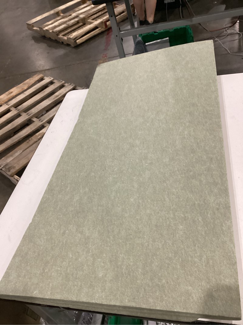 Condition photo showing Good Condition for fluxynara 23.6" x 17.1" bulletin board, sage | cork board alternative with 12 removable adhesive tabs, foldable felt pin board for home, office, classroom & dorm sage small-23.6" x 17.5"