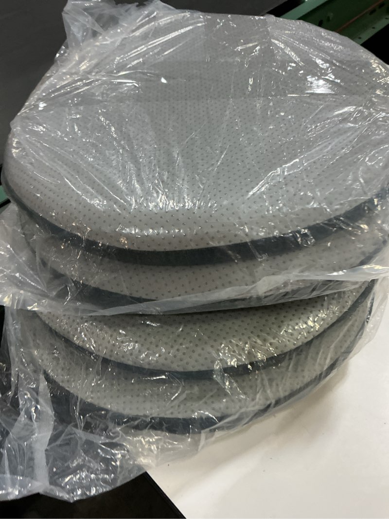 Condition photo showing Good Condition for Dark Grey 15 Inch 2 Pack Round Memory Foam Chair Pad for Dining Room, Kitchen, and Office Use, Anti-Slip Round Stool Cushion, Comfortable Seat Cushion with Removable Cover