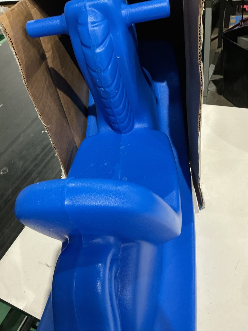 Condition photo showing Good Condition for little tikes rocking horse blue, 33.00 l x 10.00 w x 17.50 h inches