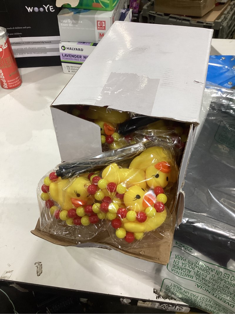 Condition photo showing Good Condition for Ecally Light up LED Duck Beads Necklace 33" Flashing LED Yellow Rubber Necklace for Kids Adults Duck Party Birthday Party Favor Carnival Festival Supplies Decorations Gift Accessories 6