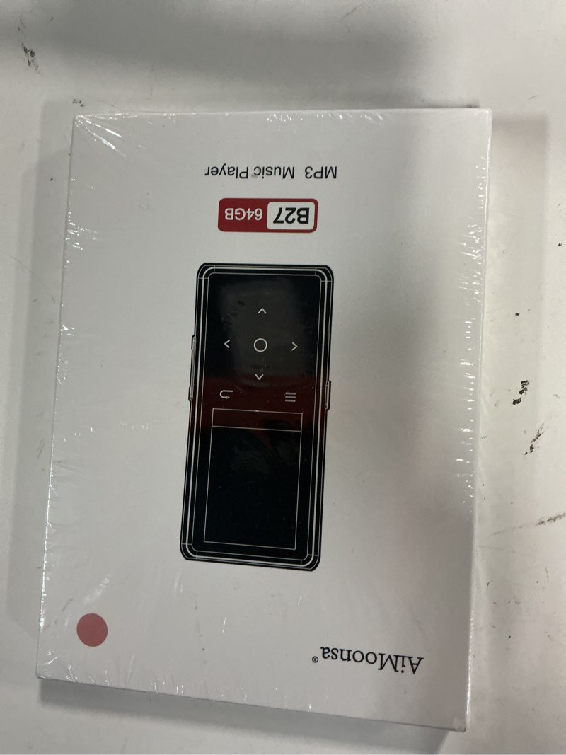Condition photo showing New/Like New for 64gb mp3 player with bluetooth 5.2, aimoonsa music player with built-in hd speaker, fm radio, voice recorder, hifi sound, e-book function, rose gold