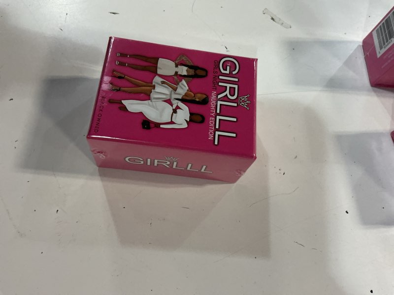 Condition photo showing New/Like New for Black Owned Girlll - Drinking Card Game The Ultimate Bachelorette Party and Girls' Night Out Card Game with Truth or Dare and More, Secrets, and Laughter, Great for Any Ladies' Party First Edition