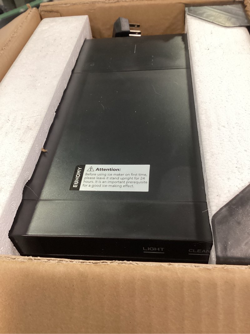 Condition photo showing New/Like New for EUHOMY Nugget Ice Maker Countertop, 40Lbs/24H Pebble Ice Maker Machine, Self-Cleaning Countertop Sonic Ice Makers with Ice Scoop&Basket, Pellet Ice Maker Machine for Home/Kitchen/Office