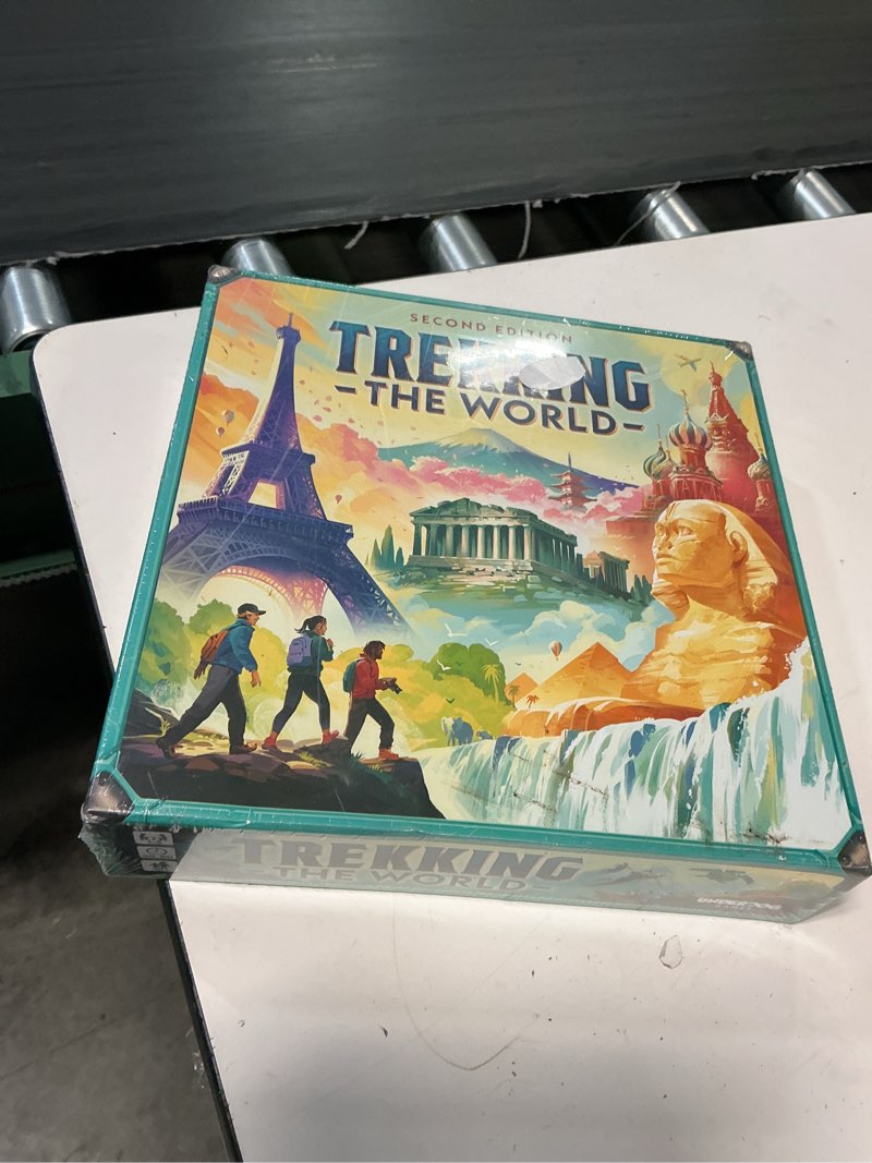 Condition photo showing New/Like New for underdog games trekking the world 2nd edition - award-winning board games for kids & adults ages 12+ - easy-to-learn strategy journey for globetrotters, perfect for family game night & educational fun