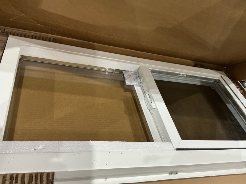 Condition photo showing Good Condition for reliabilt matching single hung and sliding windows with patio door 
