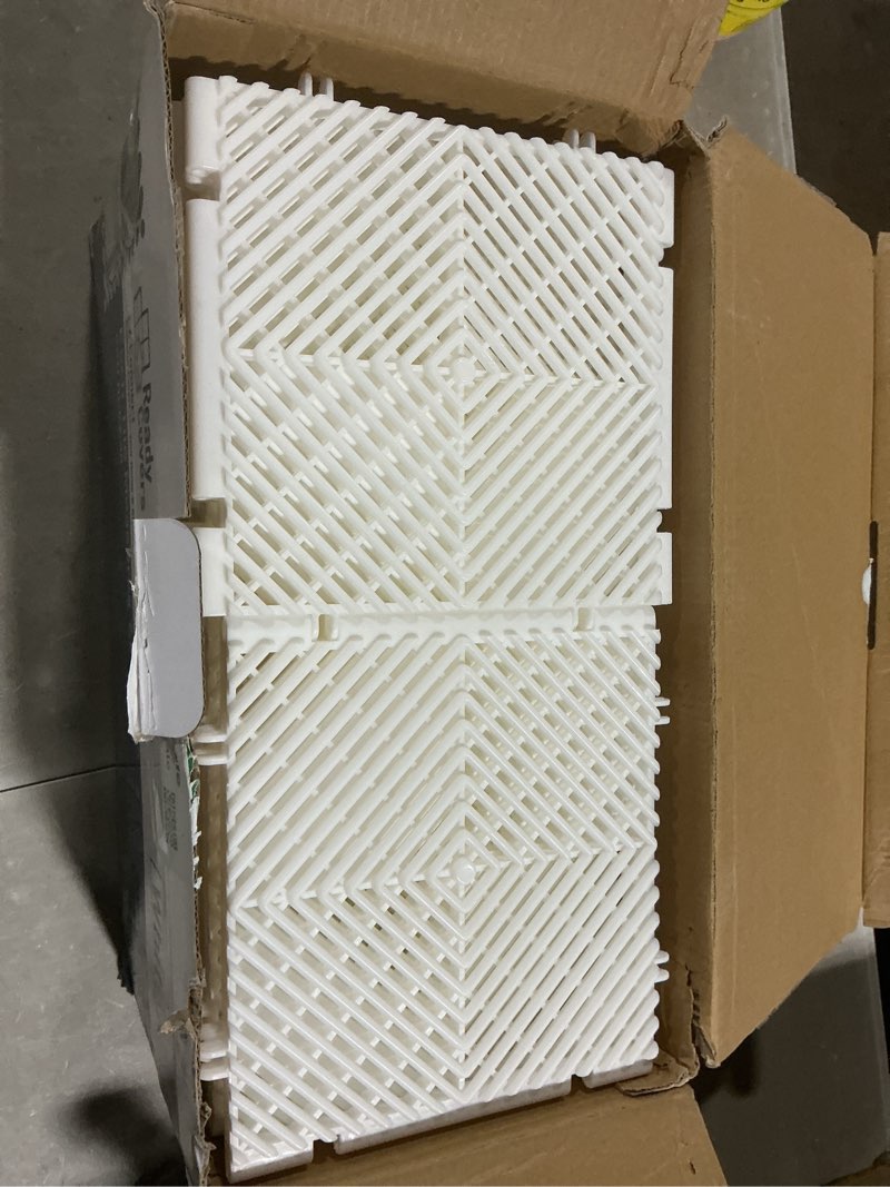 Condition photo showing Good Condition for ready covers - radiator cover heating cabinet for your home and office - fits most small and medium size radiators: white - 30 tiles! (30, white) 30 white