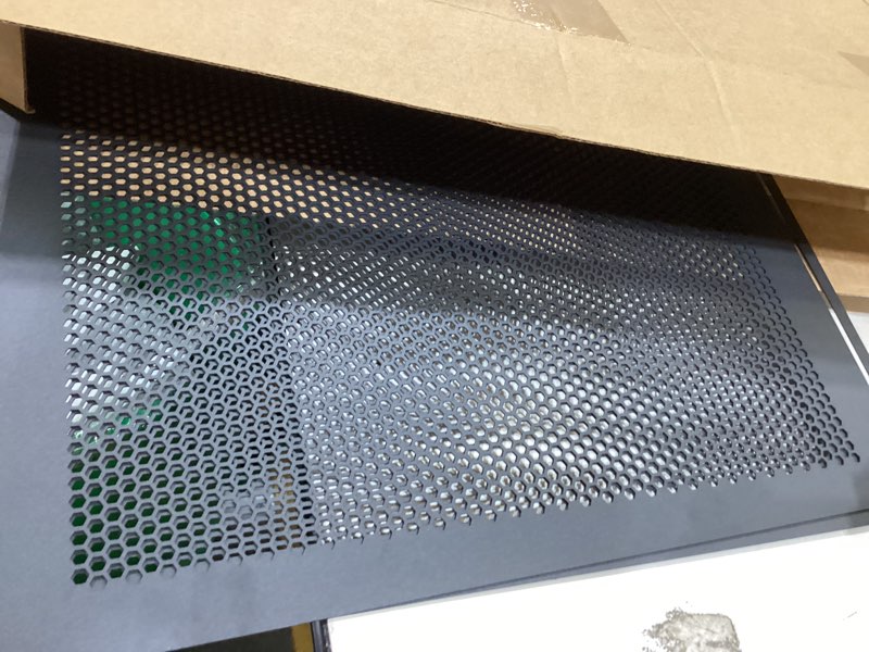 Condition photo showing Good Condition for rv entry screen door grille,upgraded adjustable 16-32 in width, 21.25 in height, metal entry screen door protector,camper screen door grill,rv door defender