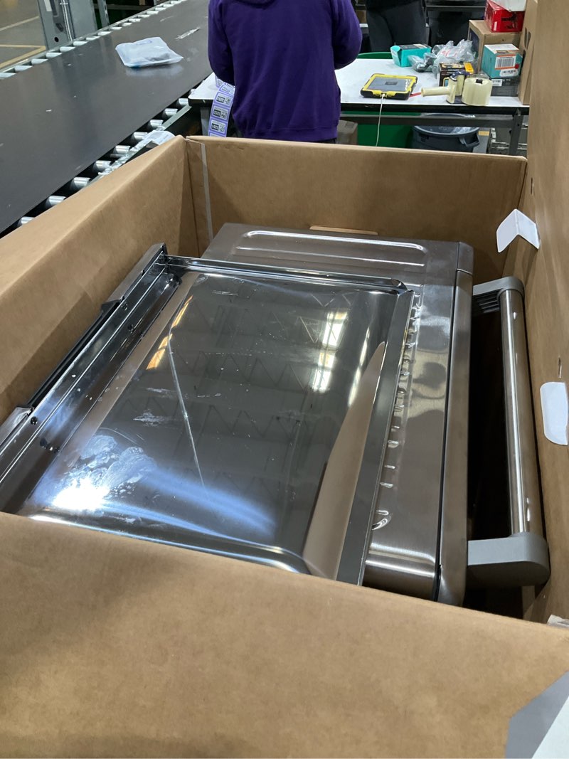 Condition photo showing As Is for breville bov900bss smart oven air fryer pro and convection oven, brushed stainless steel