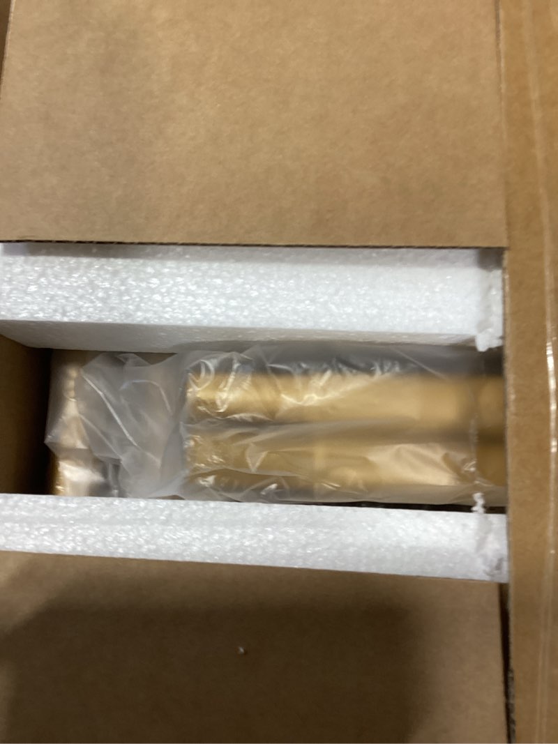 Condition photo showing New/Like New for pureegg gold metal arch backdrop stand set of 3 (7.2ft & 6.0ft & 6.0ft), wedding balloon arch stand with stable base, backdrop frame & cover for party, birthday, graduation, photo booth, easy assembly 7.2ft & 6.0ft & 6.0ft gold