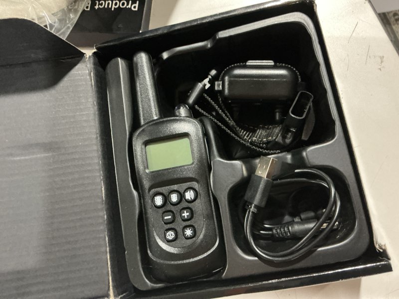 Condition photo showing Good Condition for no shock dog training collar, 2025 vibrating dog collar with remote 2000ft, beep and vibration collor for dogs 10-120lbs, rechargeable/security lock & painless & humane to stop bad behaviors