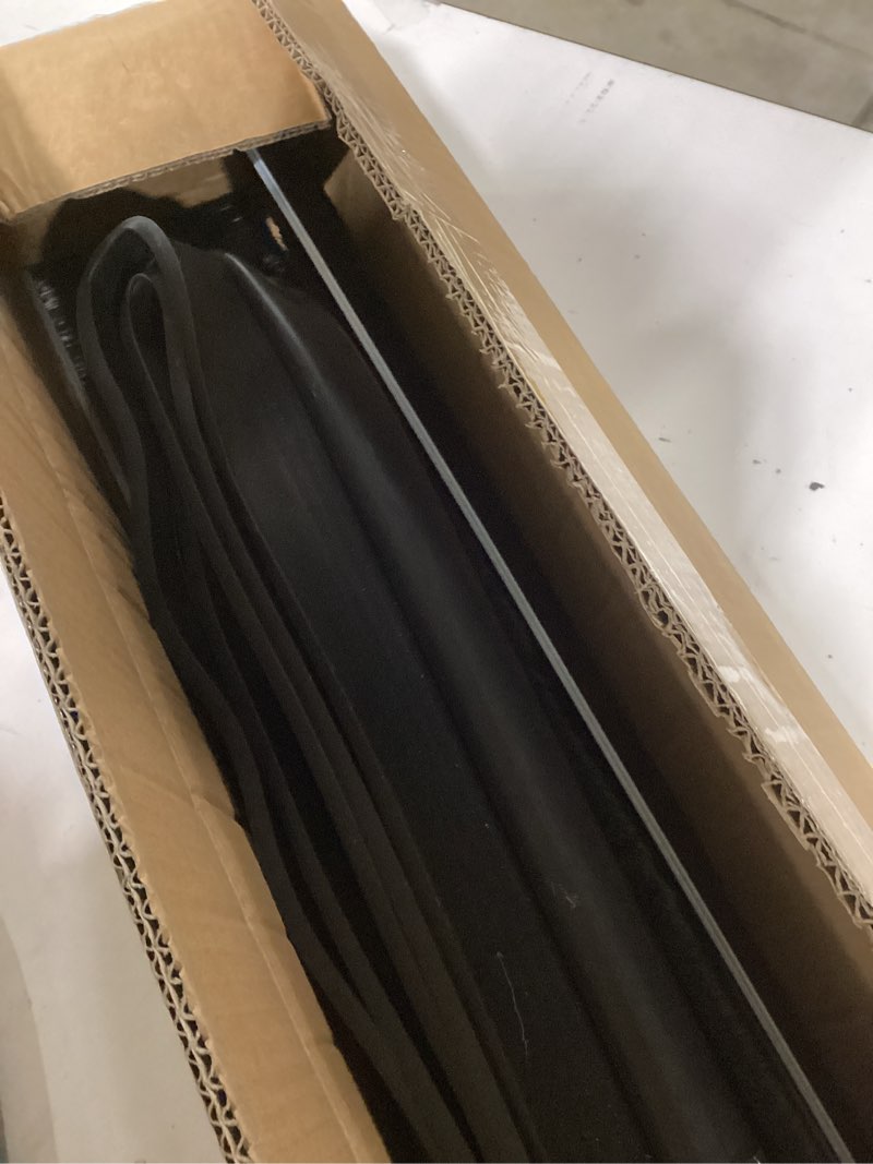 Condition photo showing New/Like New for Universal Garage Door Seal Kit More Options (10, 16.5, 20 ft.), U + O Heavy Duty Garage Door Seal Bottom, Rubber Weatherproof Seal & Brush, Durable Aluminum Track Retainer Kit (16.5 Feet)