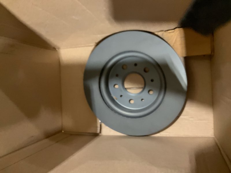Condition photo showing As Is for gm genuine parts 177-1209 (13592623) coated rear disc brake rotor