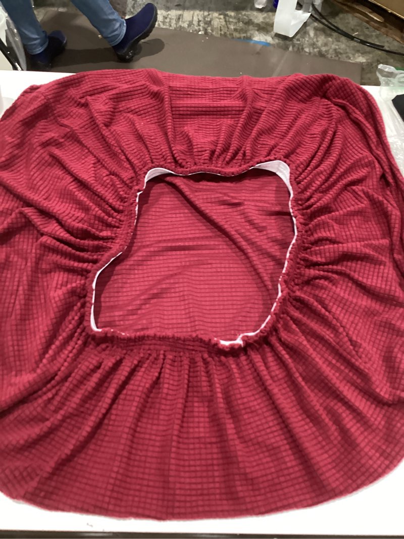 Condition photo showing Good Condition for elastic sofa cushion cover, black, white, gray, with elastic bottom, made of spandex