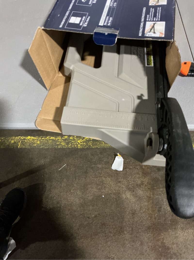 Condition photo showing As Is for project source 12-in floor cutter