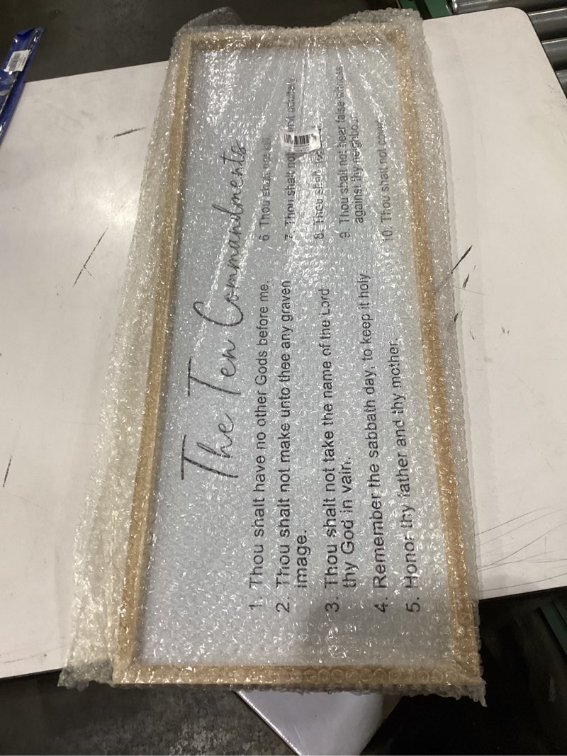 The 10 comandments wall art