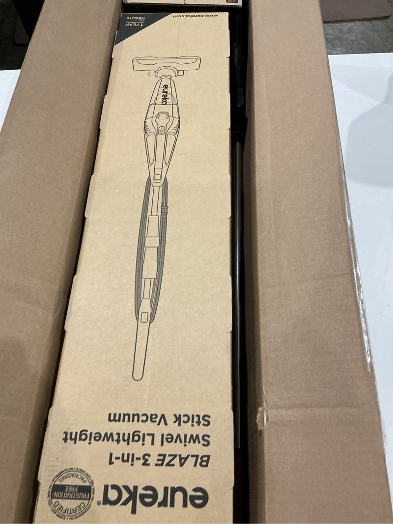 Condition photo showing Good Condition for eureka blaze stick vacuum cleaner, powerful suction 3-in-1 small handheld vac with filter for hard floor lightweight upright home pet hair, dark black 3-in-1 handheld vac nes210 blaze black