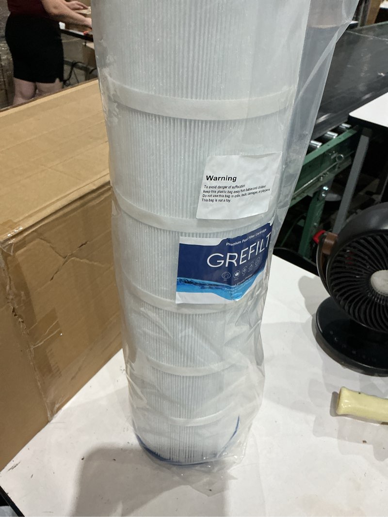 Condition photo showing Good Condition for plf120a 4-pack pool filter replaces hayward c1200, cx1200re, pleatco pa120