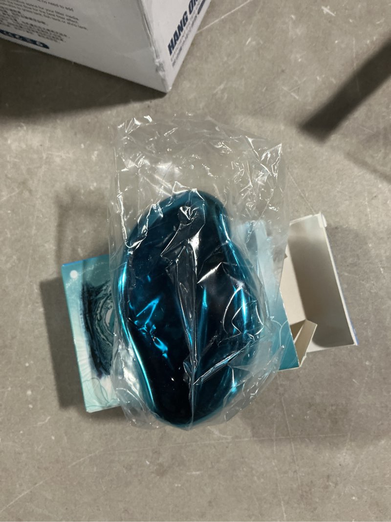 Condition photo showing As Is for reusable crystal hair remover: a painless exfoliation tool for smooth skin - suitable for both women and men, ideal for back, arms, and legs (blue)