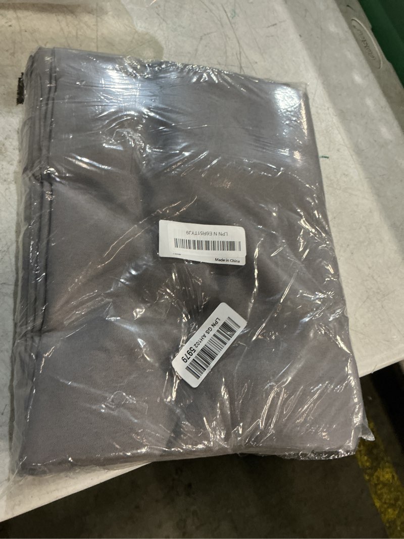 Condition photo showing New/Like New for sancua 2 pack light grey tablecloth 60 x 120 inch, rectangle 8 feet table cloth - stain and wrinkle resistant washable polyester table cover for dining tables, buffet parties and camping light grey 2 pack 60x120 inch
