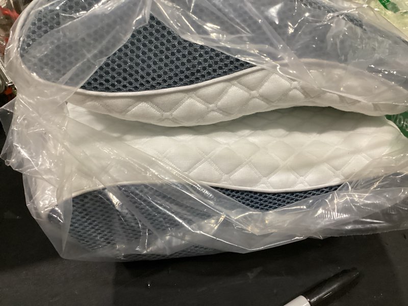 Condition photo showing As Is for (similar) derila cervical neck pillow for sleeping - support pillow for back, stomach, side sleeper contour memory foam pillows for shoulder relief, for women 19.7\\\" x 11.8\\\" x 3.9\\\"