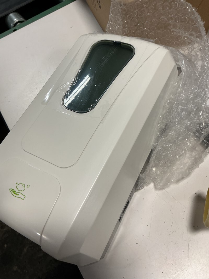Condition photo showing Good Condition for automatic touchless gel hand sanitizer / soap dispenser - 1200 ml, white