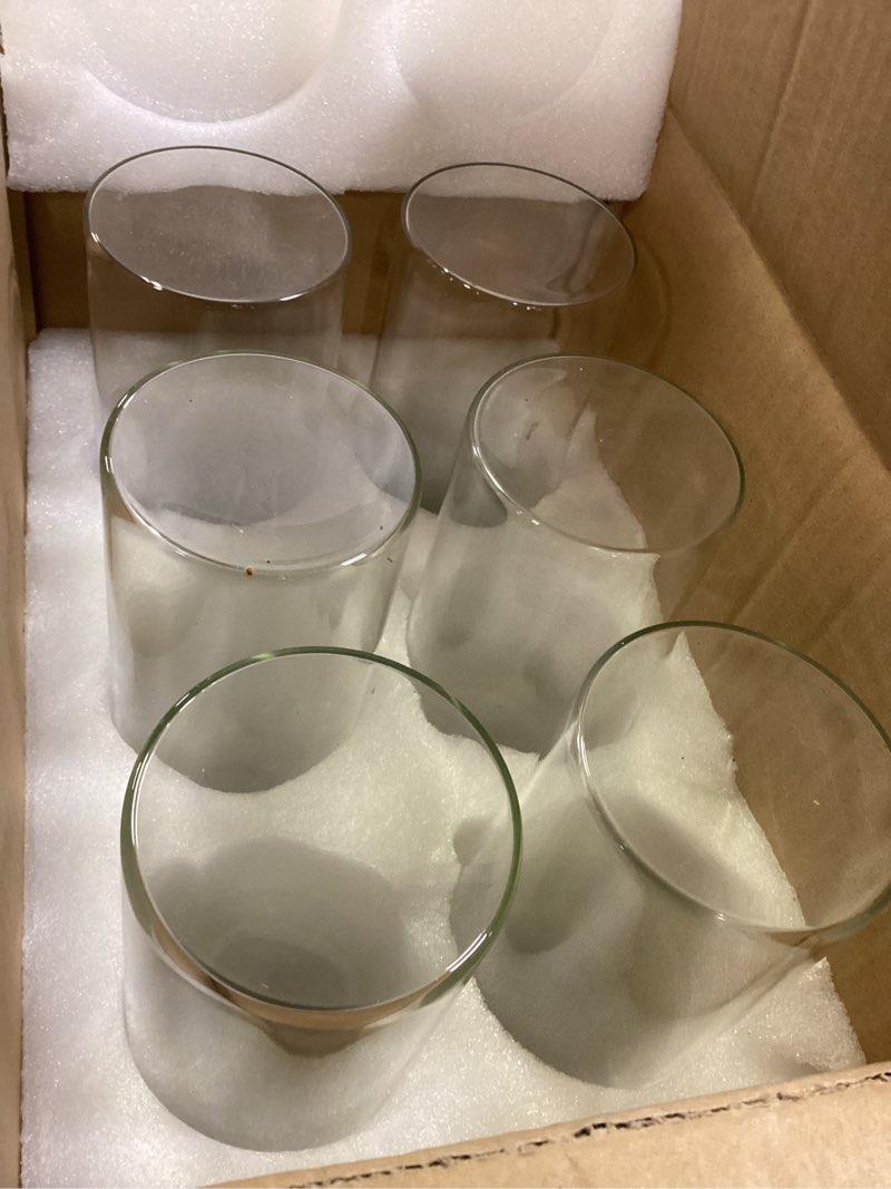 Condition photo showing Good Condition for 6 pack glass cylinder vases 16 inch tall clear flower vase for centerpieces, hurricane floating candle holder wedding decorations, floral vase bulk for table shelf party home deco (16 x 3.35 inch) 6 pack 3.35" w x 16" h