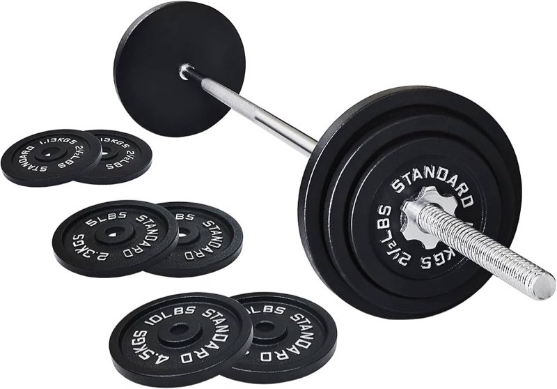 fitvids cast iron standard weight plates multiple styles 