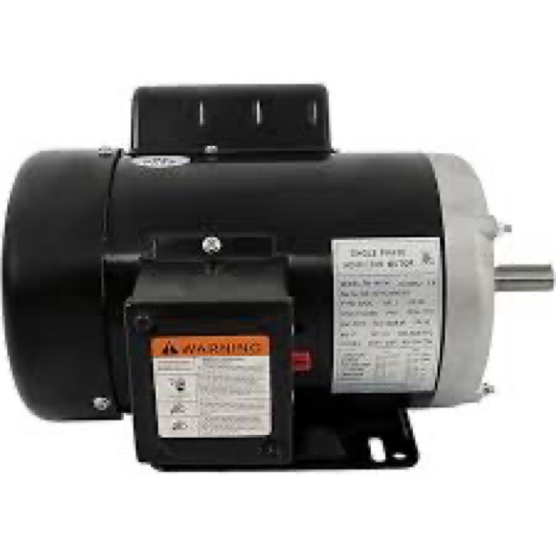 TINVHY Electric Motor 1 HP 1750RPM Single Phase Motor 115V/230V 13.6/6.8A 56 Frame CW/CCW for Agricu