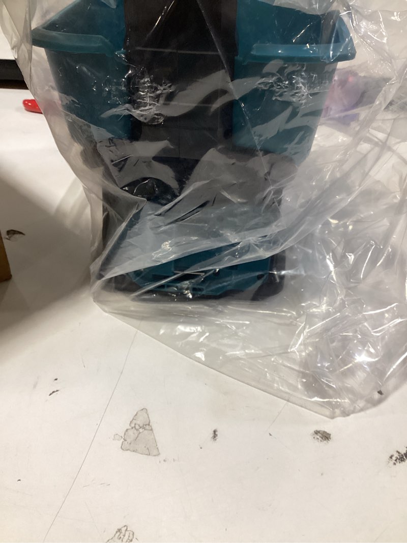 Condition photo showing As Is for Salt Spreader for Makita 18v Battery,Handheld Fertilizer Spreader for Lawns,Available Year-Round,Grass Seeds,Fertilizer,Rock Salt and Ice Melt(Battery Not Included)