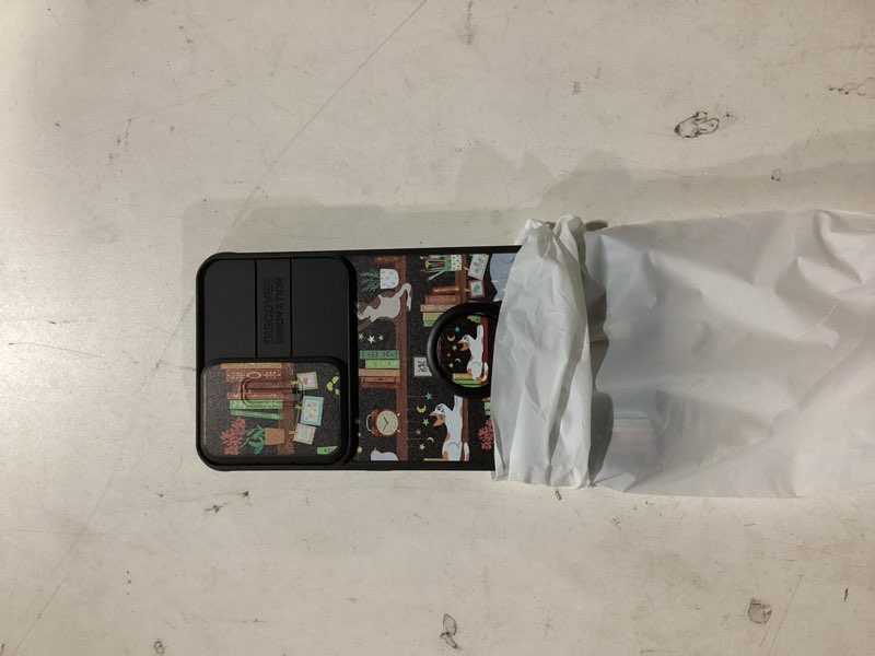 Condition photo showing Good Condition for for Moto G 5G 2024 Case - Women Girls Cute Phone Cover Girly Pretty Aesthetic Cat and Books Unique Design with Camera Cover and Ring Stand Funda for Motorola G 5G 2024 Bookshelf for Moto G 5G 2024