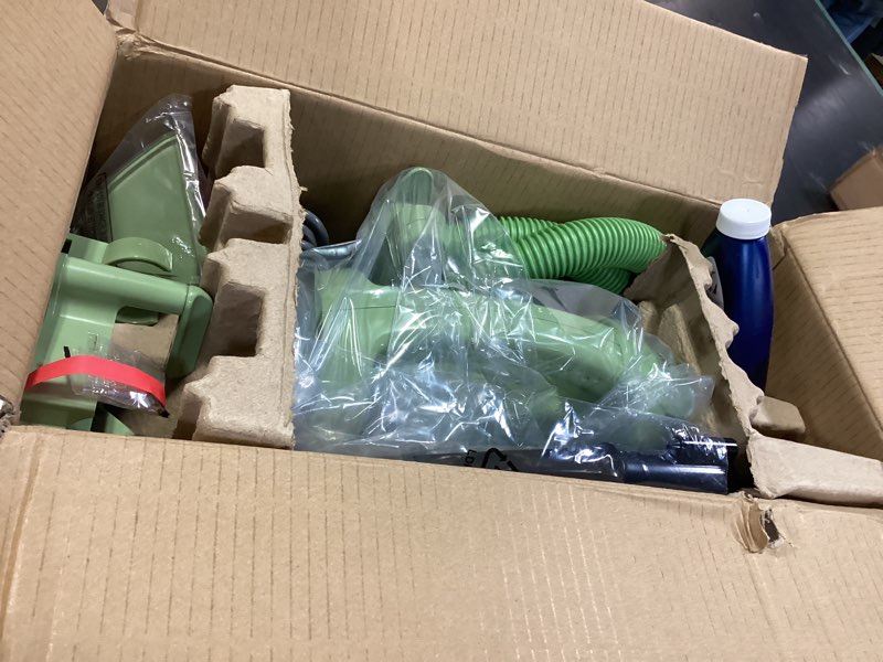 Condition photo showing New/Like New for BISSELL Little Green Multi-Purpose Portable Carpet and Upholstery Cleaner, Car and Auto Detailer, with Exclusive Specialty Tools, Green, 1400B