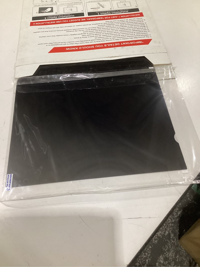 Condition photo showing Good Condition for magicmoon 2-pack 24 inch computer privacy screen filter, anti-spy/glare protector film for widescreen monitor with 16:9 aspect ratio (width x height: 531mm x 298mm) [2 pack] 24 inch 16:9 aspect ratio