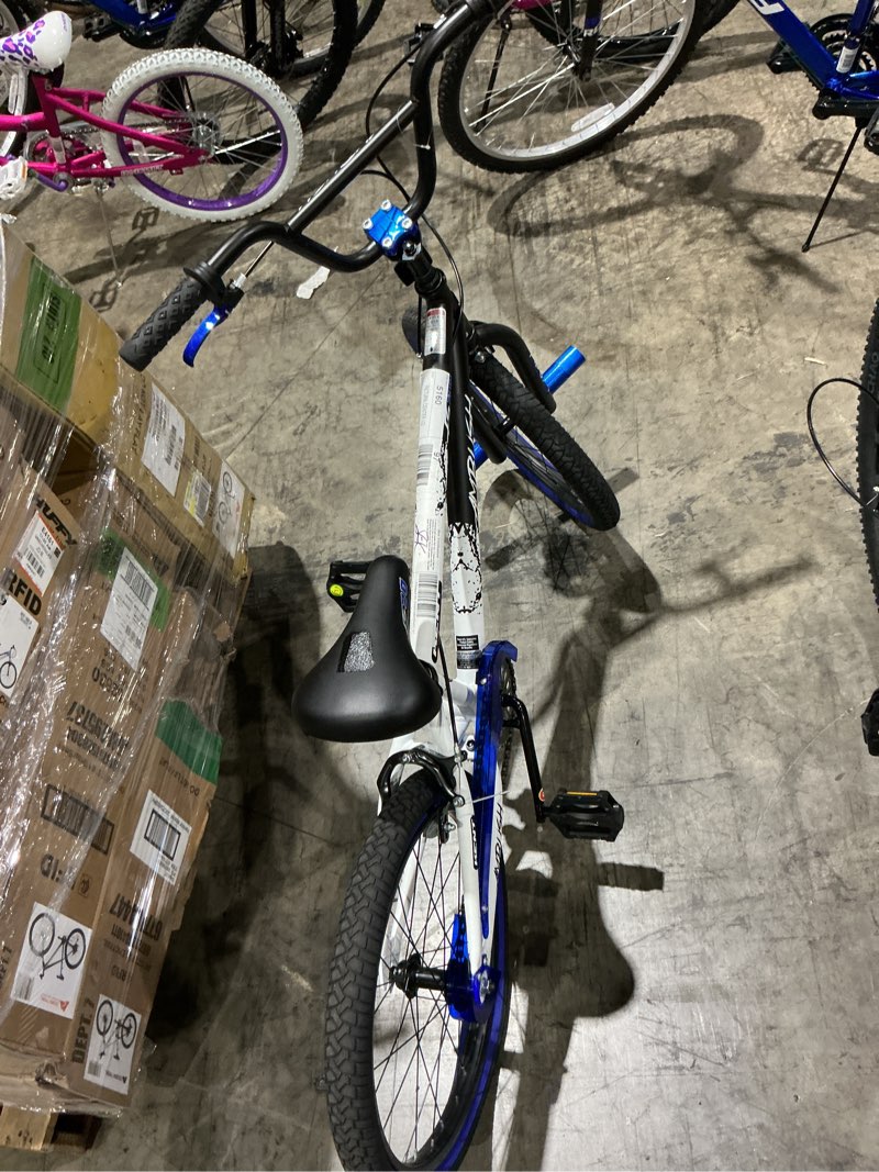Condition photo showing New/Like New for kent bicycles ambush boys' 20" bmx kid bike, blue