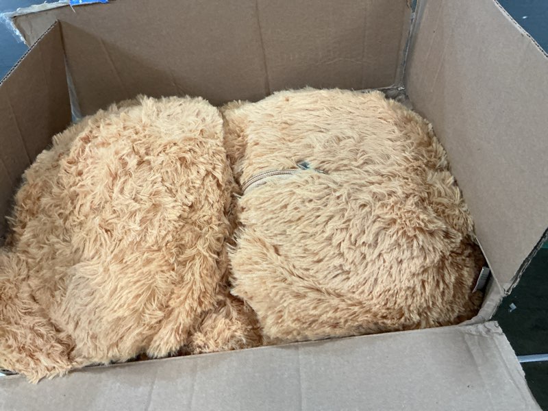 Condition photo showing Good Condition for morismos 36in giant teddy bear stuffed animal, big soft teddy bear plush, cuddly large bear gift for women, girls, boys birthday, christmas, baby shower light brown 36in