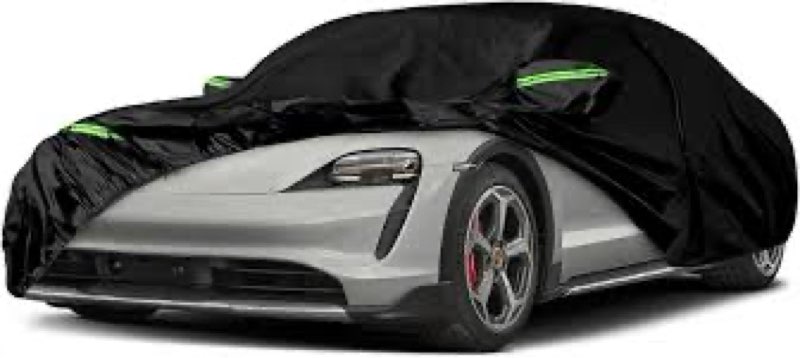 Waterproof Car Cover Replace for 2019-2025 Porsche Taycan, 6 Layers All Weather Custom-fit Car Cover