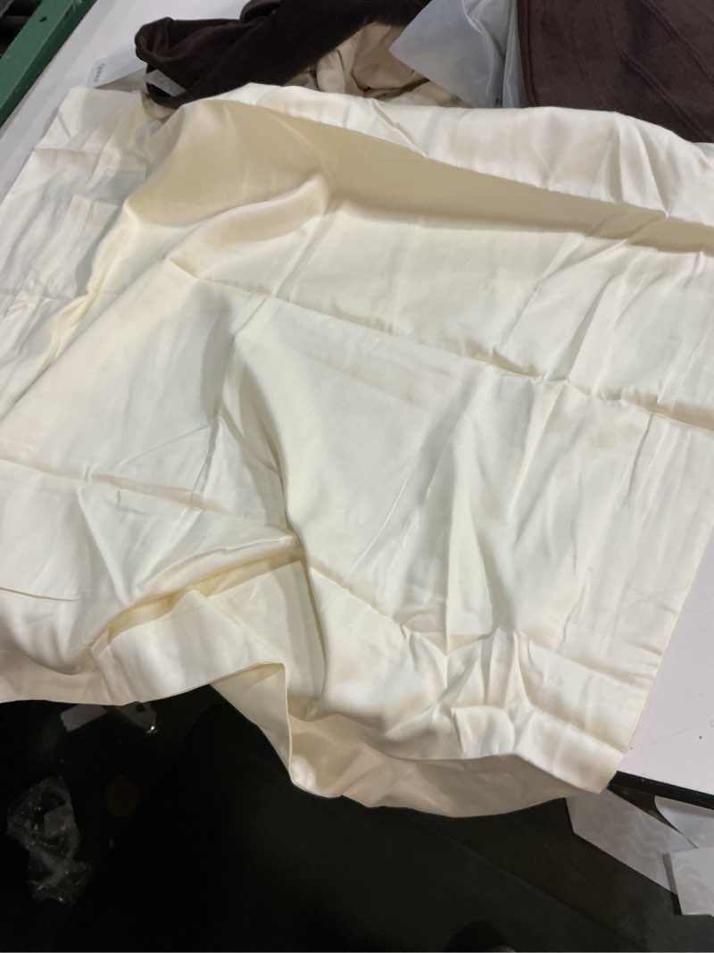 Condition photo showing As Is for quince european linen euro sham ivory 26x26 