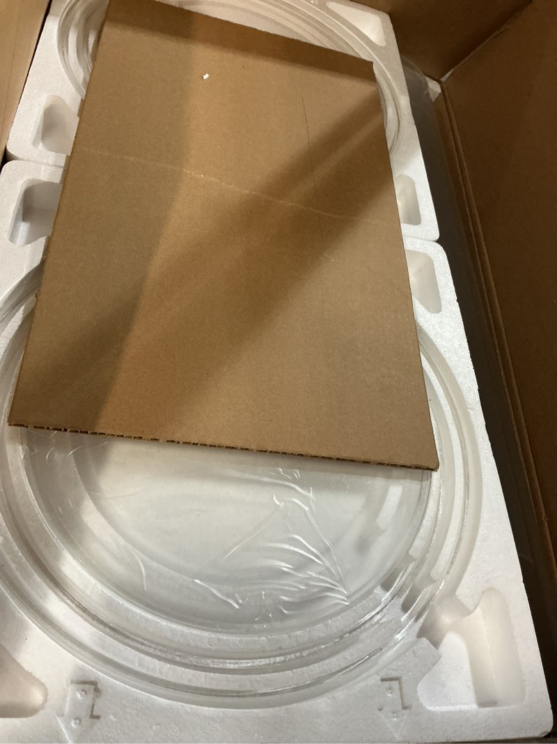 Condition photo showing Good Condition for wokceer cylinder pedestal stands for party 3pcs clear round cylinder tables for parties pedestal stand display plinth pillars for wedding birthday party art decor 35.4"",29.5"",23.6"" h cylinder clear