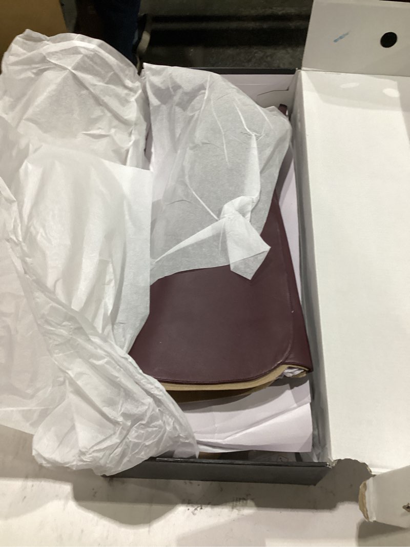 Nine West Women's Sancha Wide Calf Boot, Dark Bordo 600, 7.5