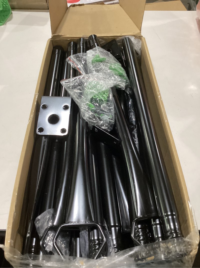 Condition photo showing Good Condition for 8 pack 5ft string light poles,outside string lights,outdoor light poles,metal poles stand for patio,backyard,deck