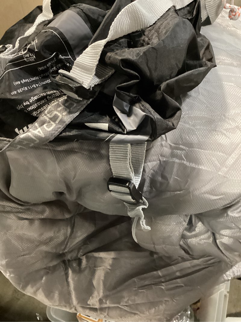 Condition photo showing Good Condition for kingcamp sleeping bag for adults, cold weather & warm extra wide big & tall xl portable waterproof flannel sleeping bags, essentials gear accessories for camping backpacking hiking indoor & outdoor heated darkgrey 86.6" x 39.4"