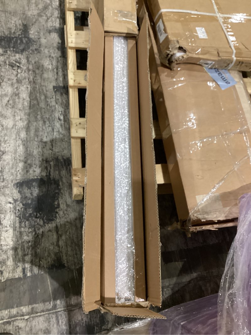 Condition photo showing Good Condition for FREDBECK 48 x 84 inch Glass Barn Door with 8FT Barn Door Hardware Kit & Handle Included,5-Panel Frosted Glass,Wood Panel, Water-Proof Surface,Pre-Drilled Holes,Need Assembly 48x84