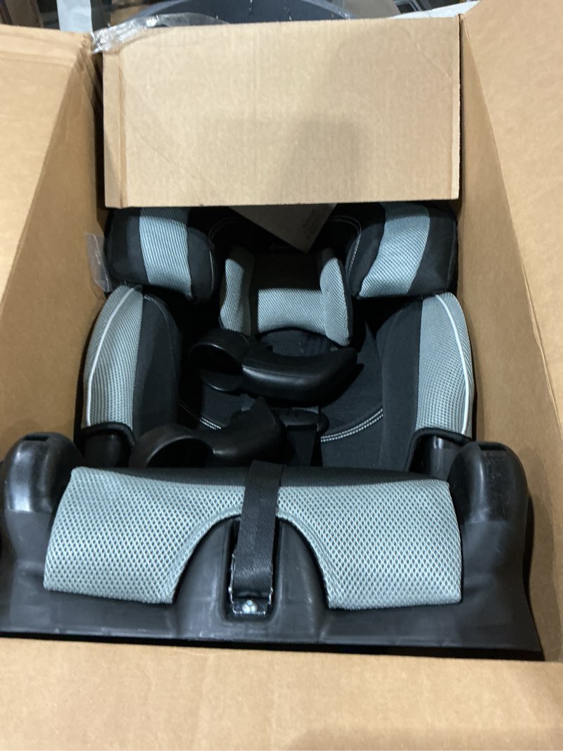 Condition photo showing Good Condition for Evenflo Chase LX Harnessed Booster Car Seat (Jameson Gray) NEW Chase Booster SIDE IMPACT Jameson Gray