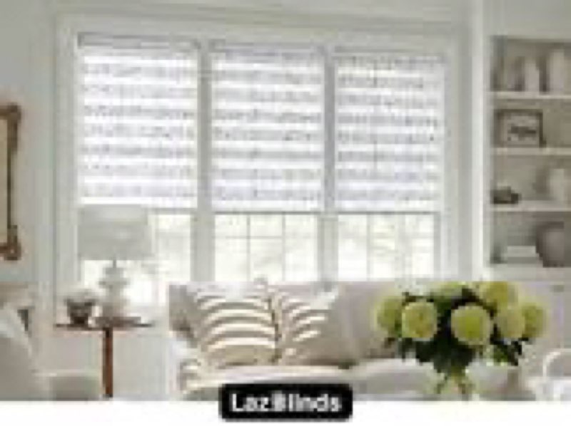 LazBlinds Cordless Zebra Blinds for Windows, Patterned Dual Layer Free-Stop Roller Shades for Ultima