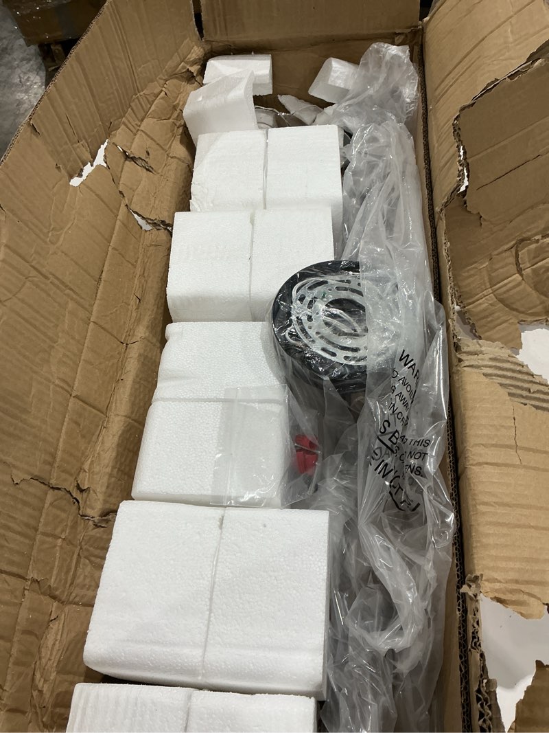 Condition photo showing As Is for he has a broken light bulb  6-light bathroom light fixtures, black modern vanity lights with clear glass shade, bathroom wall lamp for mirror kitchen living room hallway cabinet porch matte black 6-light