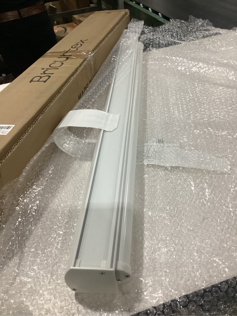 Condition photo showing Good Condition for cordless zebra blinds for windows shade dual layer free-stop light filtering blackout roller blinds thermal insulated privacy protection, inside or outside mount(white,30''w x 72''h) white 30"w x 72"h